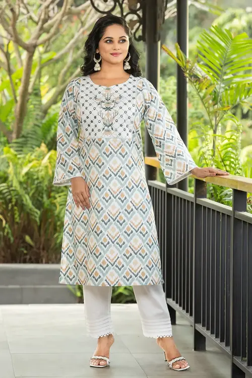 Elegant Cotton Tencel Matching Couple Set – Stylish & Comfortable Ethnic Wear-FC-1607