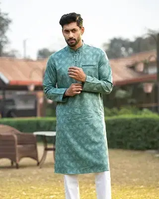 Mans Panjabi – Premium Cotton Tencel Matching Outfit